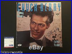 Chuck Berry Signed Autograph Album LP PSA LOA Vinyl Record FULL NAME