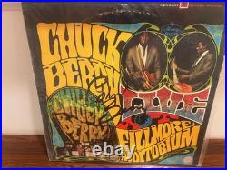 Chuck Berry Signed Autograph Live At Filmore Auditorium