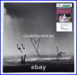 Cigarettes After Sex Band Signed Vinyl Album Cry Greg Gonzalez +2 Cas Jsa