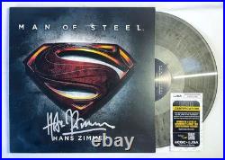 Composer Hans Zimmer Signed SUPERMAN MAN OF STEEL Marble Vinyl OST Album JSA
