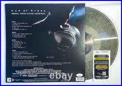 Composer Hans Zimmer Signed SUPERMAN MAN OF STEEL Marble Vinyl OST Album JSA
