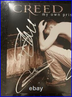Creed- My Own Prison Signed Autographed Album Vinyl Scott Mark Brian PROOF