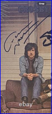 Crosby stills Nash Vinyl Album Record signed By Graham Nash Stephen Stills