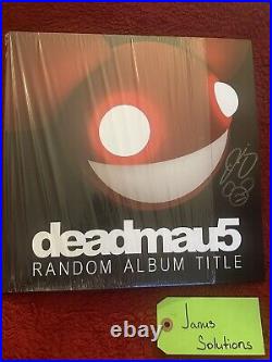 DEADMAU5 SIGNED Autographed RANDOM ALBUM TITLE LP RED VINYL New Great Signature