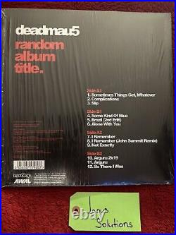 DEADMAU5 SIGNED Autographed RANDOM ALBUM TITLE LP RED VINYL New Great Signature