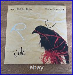 DEATH CAB FOR CUTIE signed vinyl album TRANSATLANTICISM BEN GIBBARD
