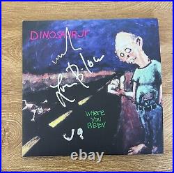 DINOSAUR JR. Signed vinyl album WHERE YOU BEEN J. MASCIS, LOU & MURPH