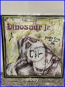 DINOSAUR JR. YOUR LIVING ALL OVER ME FULLY SIGNED VINYL (Record Album)