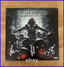 DISTURBED signed vinyl album THE LOST CHILDREN DAVID DRAIMAN PROOF 1