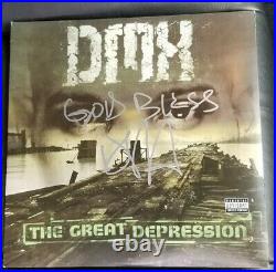 DMX Autographed Signed The Great Depression Vinyl Album
