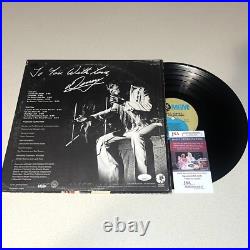 DONNY OSMOND signed autographed TO YOU WITH LOVE VINYL ALBUM RECORD JSA COA