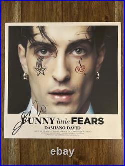 Damiano David' Signed Vinyl Album'Funny Little Fears' Beckett Maneskin