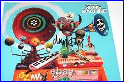 Damon Albarn Gorillaz Signed Song Machine Album Vinyl Record Lp Beckett Coa Bas