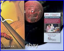 Danny Elfman Hand Signed Autographed Spiderman Vinyl Album Lp +jsa Coa