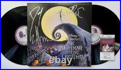 Danny Elfman & Sarandon Signed Autographed Nightmare Vinyl Album Lp +jsa Coa