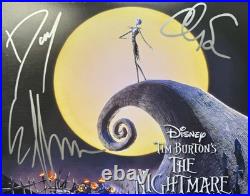 Danny Elfman & Sarandon Signed Autographed Nightmare Vinyl Album Lp +jsa Coa