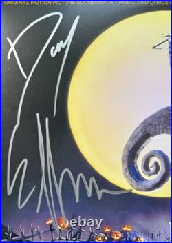 Danny Elfman & Sarandon Signed Autographed Nightmare Vinyl Album Lp +jsa Coa
