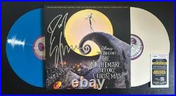 Danny Elfman Signed The Nightmare Before Christmas Vinyl Record Album Lp Jsa Coa