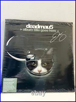 Deadmau5 SIGNED Vinyl /55 album title goes here 2LP SHIPS FAST