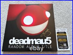Deadmau5 signed vinyl album exact proof JSA COA autograph Random Album Title