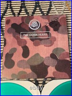 Death In June The Corn Years 2 LP GREEN Colored Vinyl Album SIGNED Douglas P