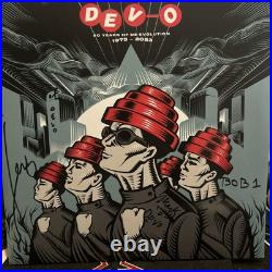 Devo Signed Vinyl Album 50 Years Of De-evolution Autographed LP