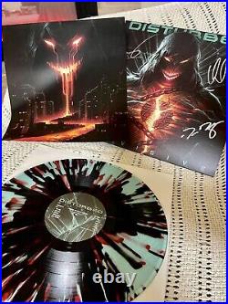 Disturbed Signed Album, Limited Splatter Vinyl LP, Take Back Your Life Tour