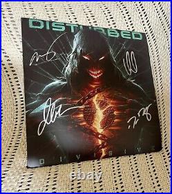 Disturbed Signed Album, Limited Splatter Vinyl LP, Take Back Your Life Tour