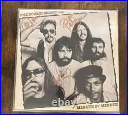 Doobie Brothers Signed Minute By Minute LP Johnston Simmons McDonald Exact Proof