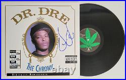 Dr Dre signed The Chronic album COA autographed vinyl exact proof Rare
