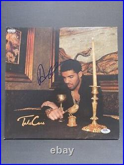 Drake Aubrey Graham Signed Autographed Take Care Vinyl Album Psa/Dna Coa Drizzy