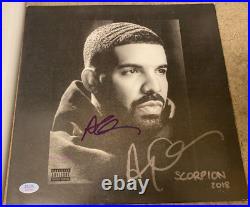 Drake Signed Autographed Scorpion 2018 Album Vinyl Aubrey Graham Psa Dna Coa
