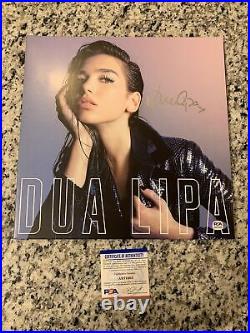 Dua Lipa Autograph Signed Album Vinyl! Psa Certed