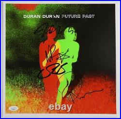 Duran Duran JSA Autograph Signed Album Record Lithograph White Vinyl Future Past