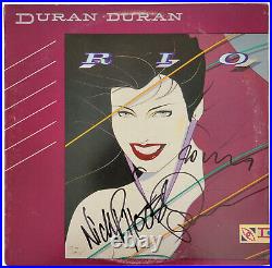 Duran Duran signed Rio album vinyl record COA exact proof Nick, John, Roger