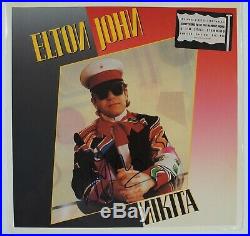ELTON JOHN Signed Autograph Nikita Album Record Vinyl LP