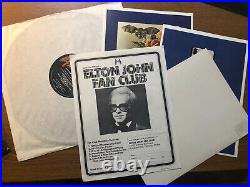 ELTON JOHN signed Captain Fantastic & The Brown Dirt Cowboy vinyl album PSA/DNA