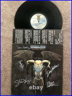 Eagles Signed Autograph Album Vinyl Record One Of These Nights