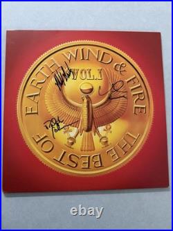 Earth Wind & Fire signed autographed Best Of Album Record Vinyl JSA Spence coa