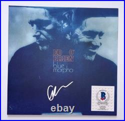 Ed O'brien Signed Blue Morpho Vinyl Album Radiohead Band Guitarist Solo Bas