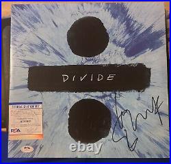 Ed Sheeran Signed Autograph Album Vinyl Record Divide Hottie, Very Rare! Psa