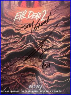 Evil Dead 2 BRUCE CAMPBELL Signed Vinyl Record Album Soundtrack JSA