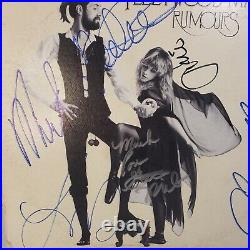 FLEETWOOD MAC Rumors autographed Stevie Nicks all 5 RUMOURS Vinyl LP Album COA