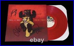 Fall Out Boy Band Signed Folie A Deux Vinyl Album Stump Wentz X4 Autograph Proof