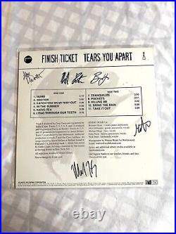 Finish Ticket Tears You Apart 2014 Vinyl Album LP Limited Edition Blue SIGNED