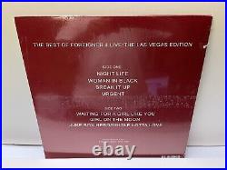 Foreigner Signed Autographed vinyl album Best of Vegas Edition 6 signatures PLUS