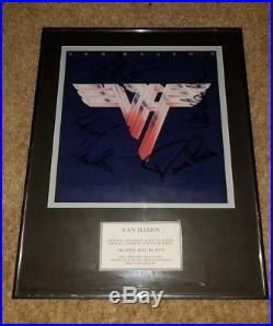 Framed Van Halen II Group Signed Autograph Vinyl Record Album