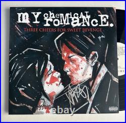 Frank Iero Signed Three Cheers For Sweet Revenge Vinyl Record Lp Album Jsa Coa