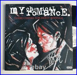 Frank Iero Signed Three Cheers For Sweet Revenge Vinyl Record Lp Album Jsa Coa