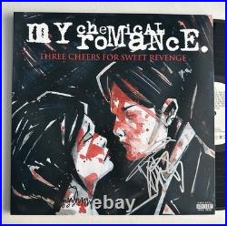 Frank Iero Signed Three Cheers Vinyl Record Lp Album Exact Proof Jsa Coa